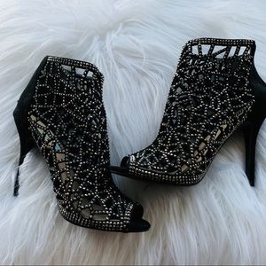 Betsey Johnson Cage Booties • GLISTN